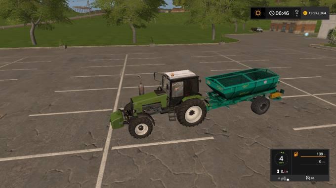 Распределитель удобрений МТТ 4У v 1.0 для Farming Simulator 2017