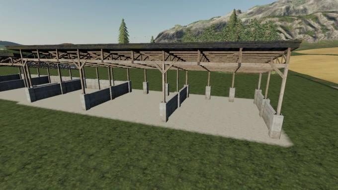 Пак навесов SHED PACK V1.1.0.0 для Farming Simulator 2019
