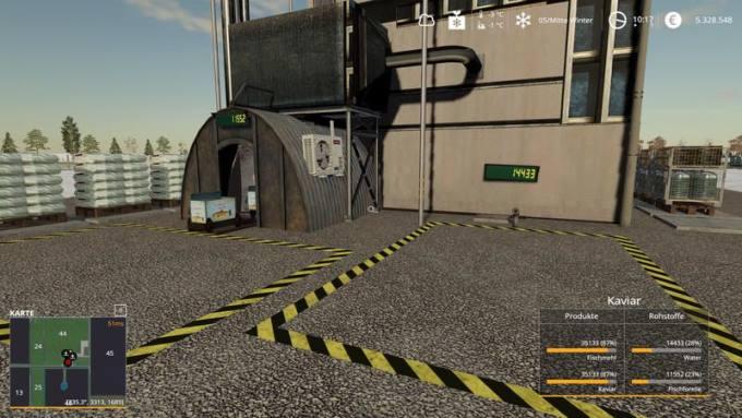 Производство икры KAVIAR PRODUKTION V1.0.1.0 для Farming Simulator 2019