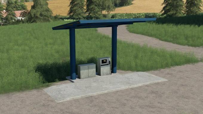 АЗС OLD FUEL STATION V1.0.0.0 для Farming Simulator 2019