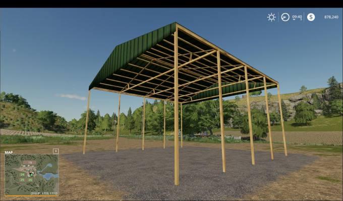 Навес SMALL SHED V1.0 для Farming Simulator 2019