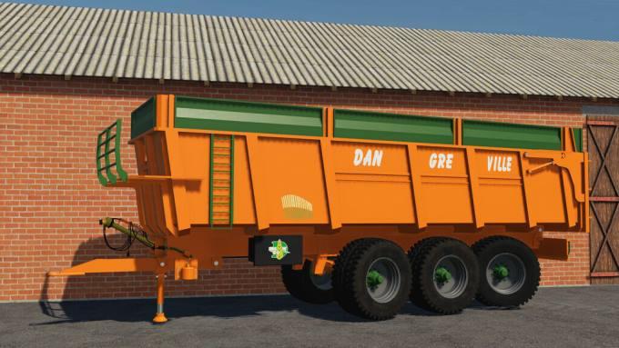 Пак прицепов Dangreville Trailer Pack v 1.1 для Farming Simulator 2019