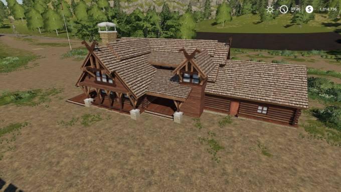 Дом FS19 RANCHHOUSE V1.0 для Farming Simulator 2019