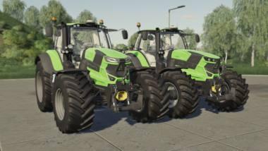 Трактор Deutz Fahr 7250TTV v 1.0 для Farming Simulator 2019
