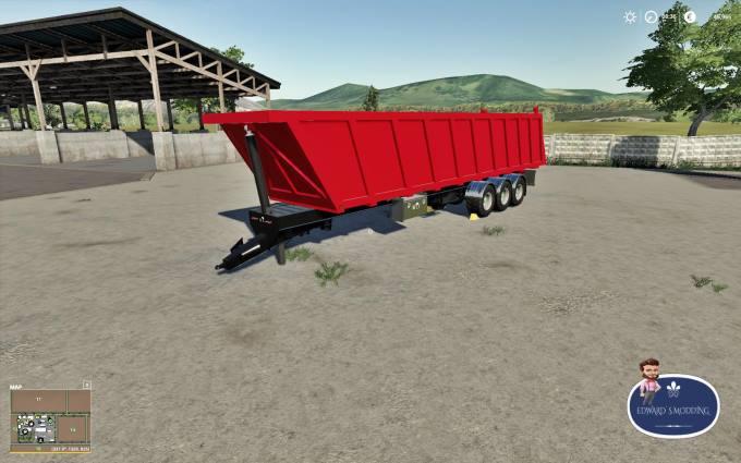 Прицеп WTC PISCENA 80000 FS19 V1.0 для Farming Simulator 2019