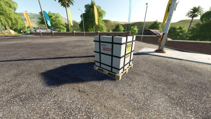 Емкость Refillable IBC Tank v 1.1 для Farming Simulator 2019
