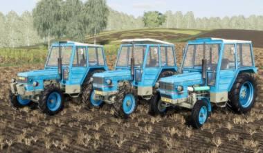 Пак тракторов ZETOR 56 SERIES PACK V1.0.0.0 для Farming Simulator 2019