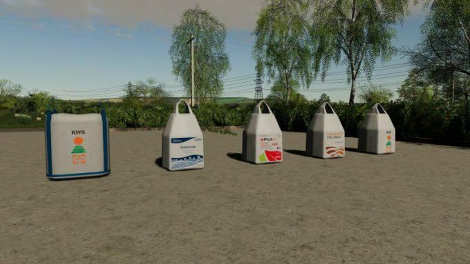 Пак мешков с семенами и удобрениями POLAND BIGBAGS V1.0.0.0 для Farming Simulator 2019