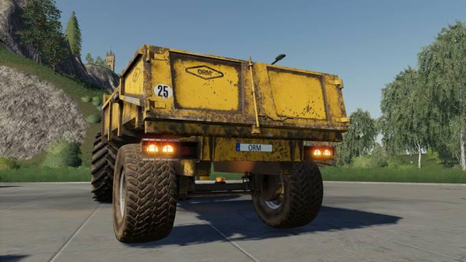 Прицеп Lizard ORMTP 80 v 1.0 для Farming Simulator 2019