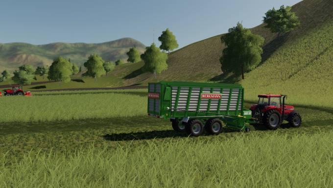 Прицеп подборщик Bergmann Carex 38S v 1.0 для Farming Simulator 2019