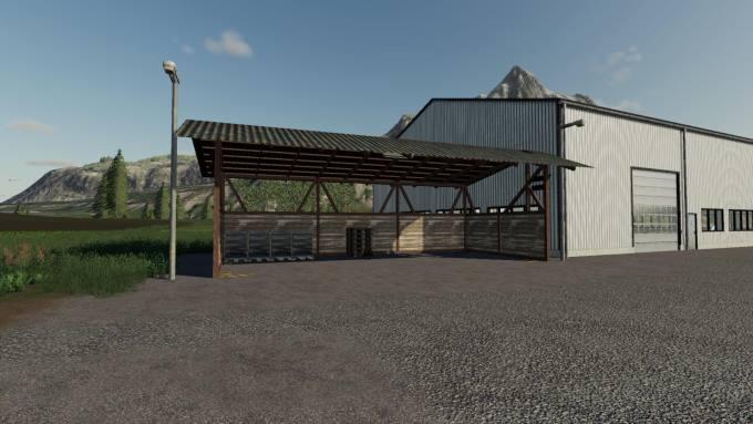 Хранилище поддонов с гранулами FS19 PELLETS PALLET STORAGE V1.0 для Farming Simulator 2019