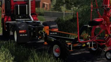 Тележка переходник Hay Cutter Dolly v 1.0 для Farming Simulator 2019