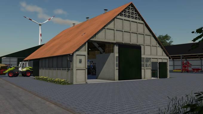 Сарай Schokbeton Shed v 1.0 для Farming Simulator 2019