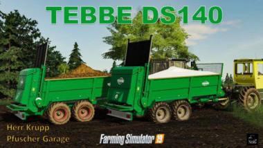 Разбрасыватель навоза TEBBE DS-140 V1.0.0.0 для Farming Simulator 2019