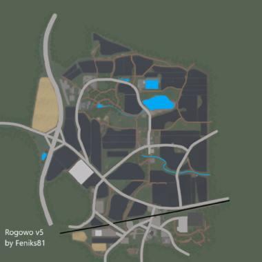 Карта ROGOWO MAP V5.0 для Farming Simulator 2019