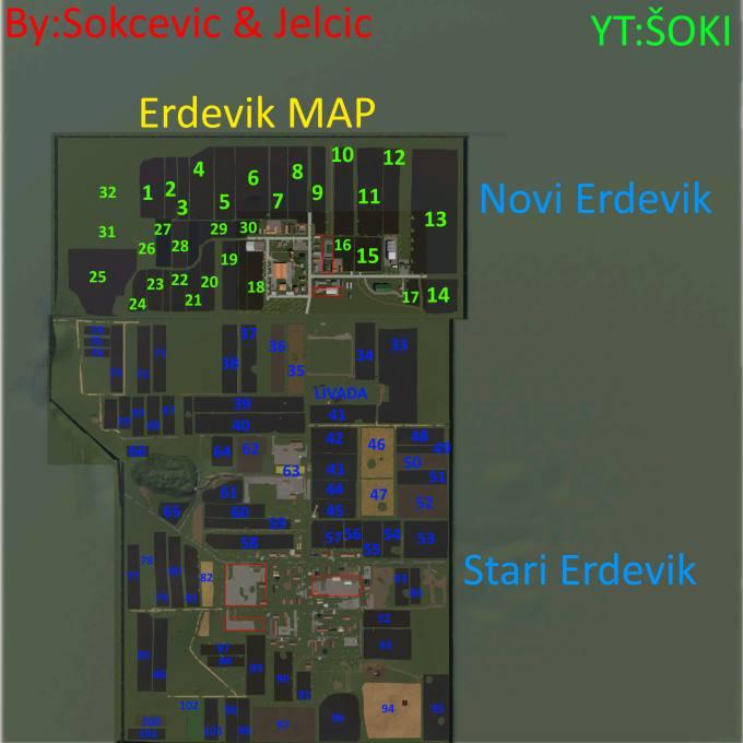 Карта ERDEVIK MAP V для Farming Simulator Farming Simulator игра Фермер