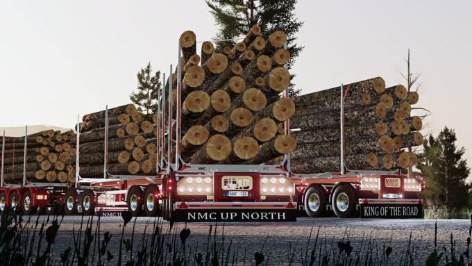 Пак NMC Log Trailer Pack v1.0 для Farming Simulator 2019