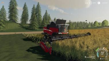 Комбайн MASSEY FERGUSON DELTA 9380 V1.0 для Farming Simulator 2019