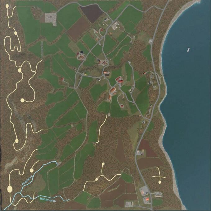 Карта HOLZER MAP FIX V1.4.1 для Farming Simulator 2019