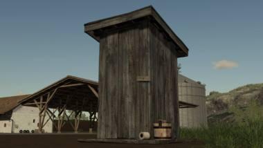 Туалет Outhouse v1.1 для Farming Simulator 2019