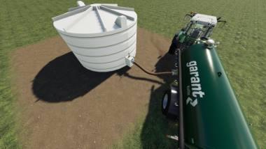 Хранилище воды PLACEABLE WATER TANK V1.0.0.0 для Farming Simulator 2019