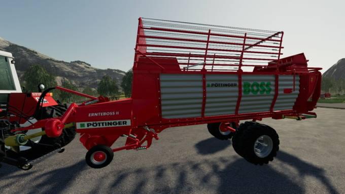 Прицеп подборщик Poettinger Ernteboss II v 1.0 для Farming Simulator 2019