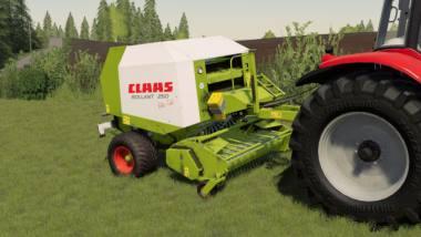 Тюкопресс Claas Rollant 250 Roto Cut v1.1 для Farming Simulator 2019