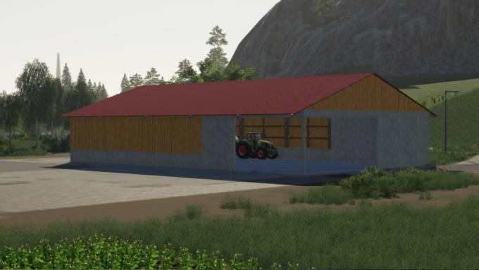 Гараж Machine Hall v1.0 для Farming Simulator 2019