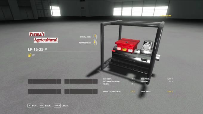 Насос LP-15-25-P v1.0,1 для Farming Simulator 2019