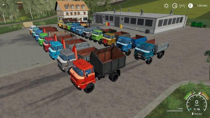 Пак грузовиков IFA W50 V3.0 для Farming Simulator 2019