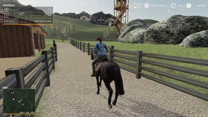 Забор FS19 BLACK RANCH FENCING V1.0 для Farming Simulator 2019