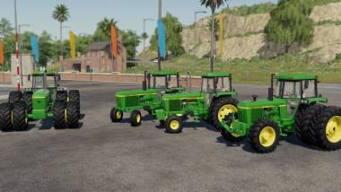 Пак тракторов John Deere 40 Series v1.0 для Farming Simulator 2019