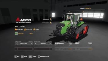 Трактор AGCO MT SERIES V1.1 для Farming Simulator 2019