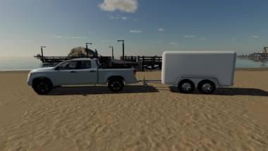 Прицеп Box Truck Trailer v1.0 для Farming Simulator 2019