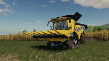 Кукурузная жатка New Holland 980 CF6 v1.1 для Farming Simulator 2019