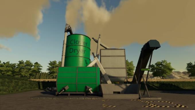 Сушилка клевера GlobalCompany - Clover Dryer v1.0 для Farming Simulator 2019