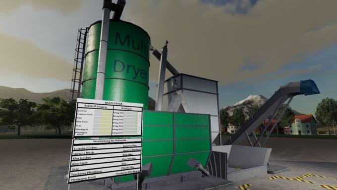 Сушилка GlobalCompany - Multi Dryer With Horse Forage v1.0 для Farming Simulator 2019
