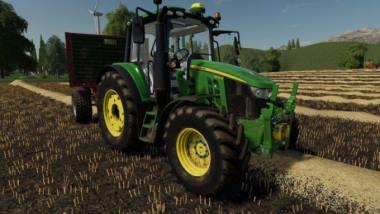 Трактор JOHN DEERE 6M MOD 2020 V1.1.1 для Farming Simulator 2019