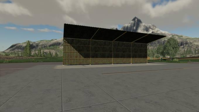 Навес Rusty Metal Shed v1.0 для Farming Simulator 2019