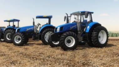 Трактор NEW HOLLAND T6 BR V1.0.0.0 для Farming Simulator 2019