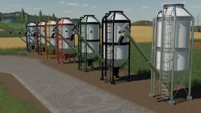 Пак точек покупки Placeable Refill Silos v1.0 для Farming Simulator 2019