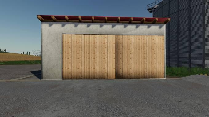 Гараж SMALL MACHINE SHED V1.0.0.0 для Farming Simulator 2019