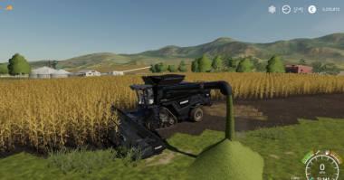 Комбайн AGCO IDEAL9 FORAGE HARVESTER + CUTTER V1.0 для Farming Simulator 2019