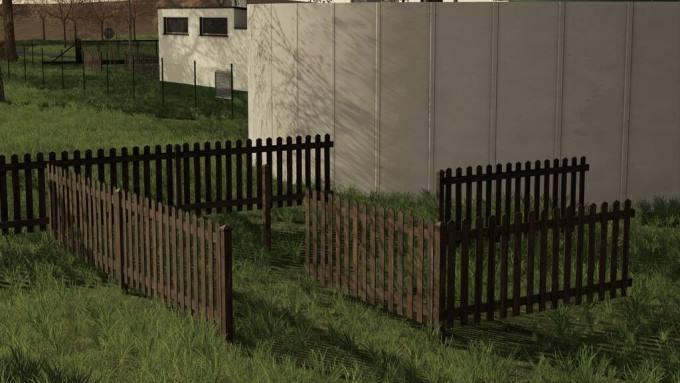 Пак заборов FENCES PACK V1.0.0.0 для Farming Simulator 2019