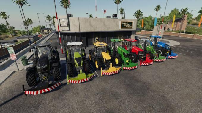 Навеска для толкания тюков BALE PUSHER V1.0.0.0 для Farming Simulator 2019