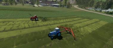 Грабли колесно-пальцевые ГКП (Пак) v2.0 для Farming Simulator 2019
