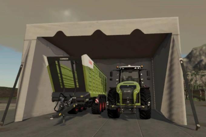 Шатер RIESIGES ZELT V1.0.0.0 для Farming Simulator 2019