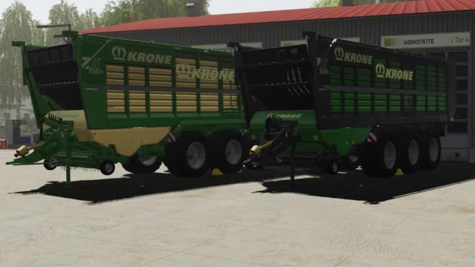 Прицеп подборщик KRONE ZX 560 V1.0.0.1 для Farming Simulator 2019