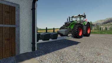 Хранилище противовесов WEIGHT SYSTEM V1.0.0.0 для Farming Simulator 2019