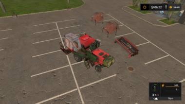 Комбайн Ростсельмаш Нива СК-5 v 1.1 для Farming Simulator 2017